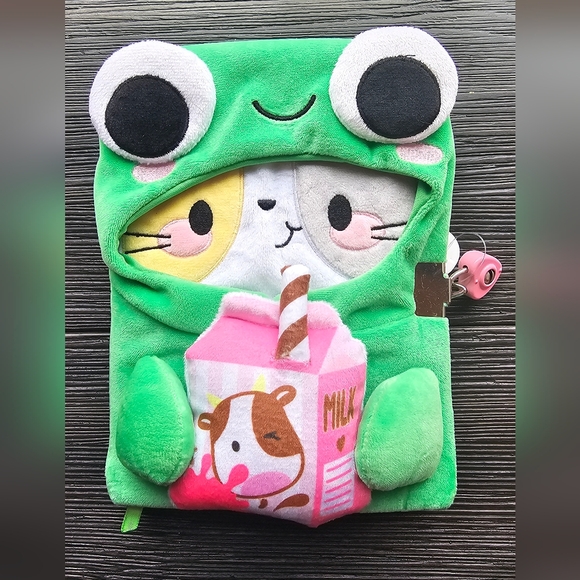 Other - Cute Green Frog Plush Diary.
